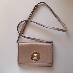 Kate Spade Metallic Pink Crossbody Bag